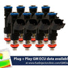 FIC FUEL INJECTOR CLINIC INJECTOR SET FOR 4.8/5.3/6.0/6.2 TRUCK MOTORS ('07-'13) (HIGH-Z)